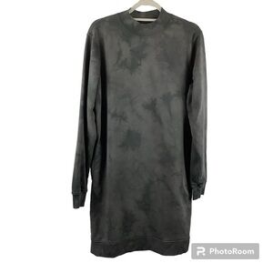 Gap Women's Mockneck Sweatshirt Tie Dye Dress